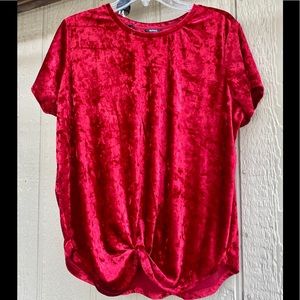 New BUFFALO Red Velvet Top from Dillard’s LG $89